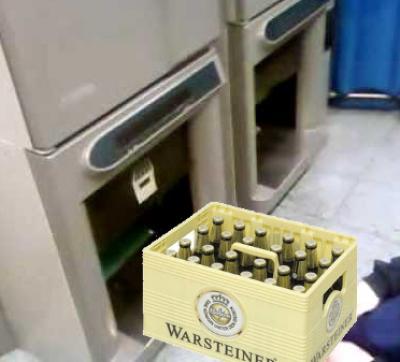 krat warsteiner statiegeld automaat